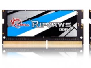 Φωτογραφία για Αποκαλύφθηκαν τα Ripjaws DDR4 SO-DIMMs από την G.Skill