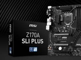 Φωτογραφία για Η MSI αποκαλύπτει την Z170A SLI PLUS