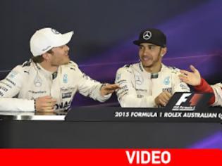 Φωτογραφία για O Vettel κάνει πλάκα στους Hamilton και Rosberg