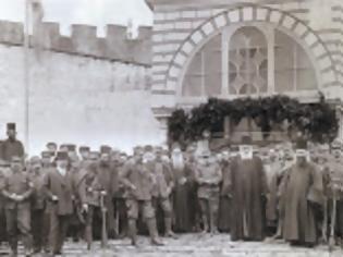 Φωτογραφία για 7402 - Φωτογραφίες των Ελληνικών Στρατευμάτων εντός του Αγίου Όρους, τις πρώτες ημέρες μετά την Απελευθέρωση (Νοέμβριος 1912)