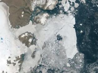 Φωτογραφία για Παγετώνας λιώνει «ανησυχητικά» και ανεβάζει τη στάθμη της θάλασσας [video]
