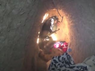 Φωτογραφία για Αποκάλυψη: Οι Τζιχαντιστές κρύβονται σε τούνελ! Δείτε τις φωτογραφίες από τις κρυψώνες τους... [photos]