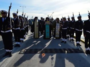 Φωτογραφία για Υποδοχή Τιμίας Χειρός Μ. Βασιλείου στο Ναυσταθμο Σαλαμίνας