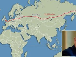 Φωτογραφία για Αυτό είναι το σχέδιο του Πούτιν για να εξαπλωθεί στον κόσμο: Νέος σιδηρόδρομος 20.000 χλμ που φτάνει μέχρι την Αμερική!