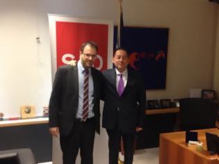 Φωτογραφία για Συνάντηση Θανάση Θεοχαρόπουλου με Gianni Pittella