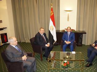 Φωτογραφία για Δήλωση ΥΕΘΑ και Προέδρου των Ανεξαρτήτων Ελλήνων Πάνου Καμμένου μετά τη συνάντηση του με τον Πρόεδρο της Αιγύπτου Abdel Fattah Al Sisi