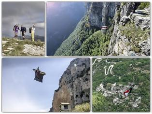 Φωτογραφία για Μια μοναδική wingsuit πτήση, πάνω από το φαράγγι του Βίκου!