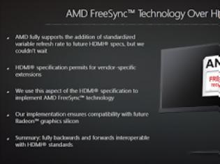 Φωτογραφία για Το FreeSync τώρα και μέσω HDMI με την υπογραφή της AMD