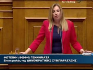 Φωτογραφία για Φ. Γεννηματά: Τα κοράκια έγιναν αρνάκια [video]