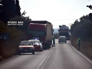 Φωτογραφία για Βλάβη φορτηγού στα Δερβενάκια κινητοποίησε την τροχαία
