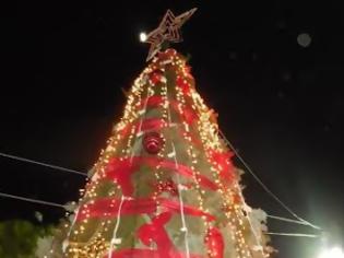 Φωτογραφία για Άναψε το Χριστουγεννιάτικο Δέντρο στο Νεοχωράκι Θήβας