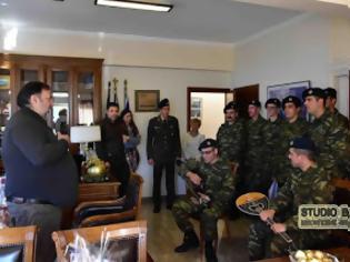 Φωτογραφία για Τα έψαλλαν οι στρατεύσιμοι από το ΚΕΜΧ Ναυπλίου στο Χειβιδόπουλο