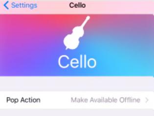 Φωτογραφία για Cello : Cydia tweak new ...μια νέα 3D εμπειρία στην μουσική