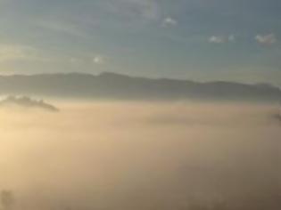 Φωτογραφία για Λαμία: Ομίχλη σκέπασε την πόλη