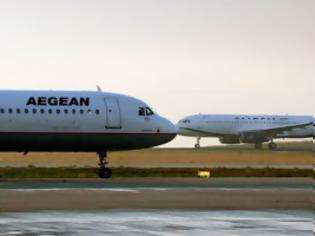 Φωτογραφία για Ακυρώσεις πτήσεων από Aegean και η Olympic Air