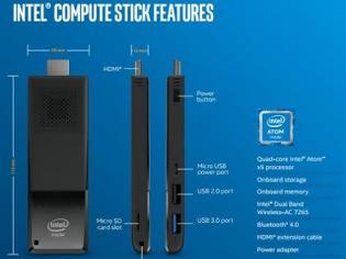 Φωτογραφία για CES 2016, νέα Compute Sticks από την Intel