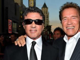Φωτογραφία για Που συναντήθηκαν  Stallone και Schwarzenegger;
