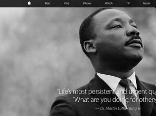 Φωτογραφία για Η Apple τιμά την μνήμη του Μάρτιν Λούθερ Κινγκ