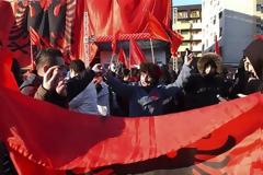 Διαδηλώσεις Αλβανών για συλλήψεις ομοεθνών τους στα Σκόπια