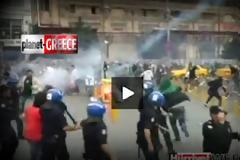 Άγριο ξύλο οπαδών των Παναθηναϊκού και της Γαλατάσαράι στην Κωνσταντινούπολη [ΒΙΝΤΕΟ]