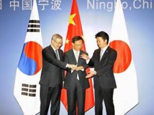 Φωτογραφία για Προς συμφωνία ελεύθερου εμπορίου Ιαπωνίας - Κίνας - Ν.Κορέας