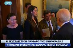 Έφτασε και ο Κάρολος Παπούλιας στο Προεδρικό Μέγαρο