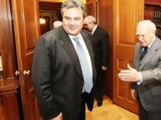 Φωτογραφία για Ολοκληρώθηκε η συνάντηση του Π. Καμμένου με τον Πρόεδρο της Δημοκρατίας