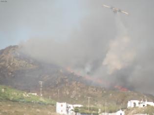 Φωτογραφία για Υπό μερικό έλεγχο η φωτιά στη Νάξο (φωτο+βίντεο)