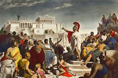 Αναγνώστης αναφέρεται στην Αθηναϊκή Δημοκρατία