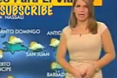 VIDEO: Παρουσιάστρια της ισπανικής τηλεόρασης ...αερίστηκε την ώρα που παρουσίαζε τον καιρό!