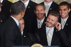 Ο David Beckham στον Λευκό Οίκο