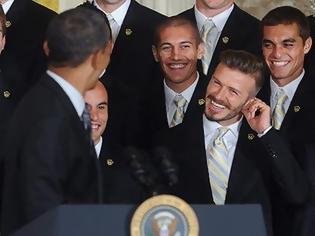 Φωτογραφία για Ο David Beckham στον Λευκό Οίκο
