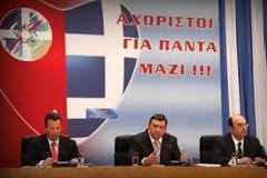 Σε αναβρασμό ο ΛΑΟΣ, αποχώρησε ο Πλεύρης, ξέκοψε τον βήχα στον Σαμαρά ο Καρατζαφέρης [ΒΙΝΤΕΟ]