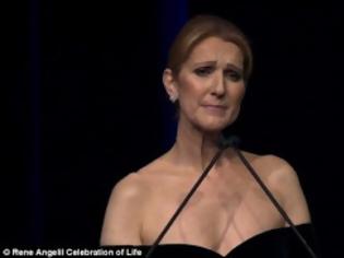 Φωτογραφία για Έτοιμη να καταρρεύσει η Celine Dion σε εκδήλωση για τον άντρα της...