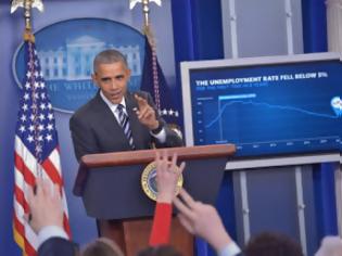 Φωτογραφία για Wall Street: Την πτώση της ανεργίας χαιρέτισε ο Ομπάμα ...