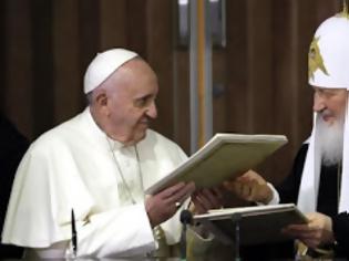 Φωτογραφία για Η Ευρώπη να μείνει χριστιανική, είπαν Πάπας-Ρώσος Πατριάρχης στην πρώτη συνάντηση σε 1000 χρόνια