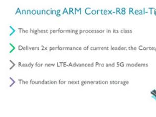 Φωτογραφία για Νέο Cortex Real time επεξεργαστή λανσάρει η ARM