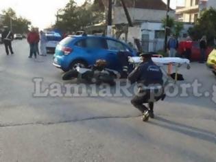 Φωτογραφία για Λαμία: Παραβίασε STOP και χτύπησε κοπέλα με μηχανάκι [photo]