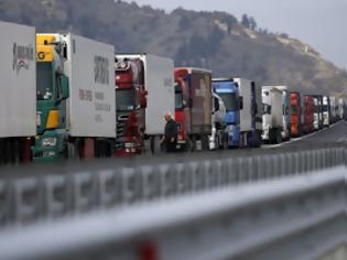 Φωτογραφία για Αποκλεισμός για τα φορτηγά και τις νταλίκες στα τελωνεία του Προμαχώνα...
