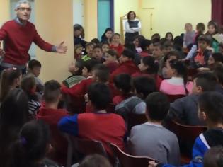 Φωτογραφία για Ομιλία του Άγγελου Τσιγκρή στο Δημοτικό Σχολείο Καστριτσίου για τη σχολική βία και τον εκφοβισμό