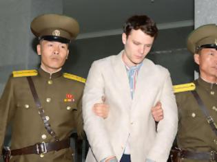 Φωτογραφία για Ποια είναι η ποινή του Αμερικανού φοιτητή για τα εγκλήματα του στη Βόρεια Κορέα;