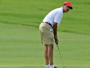 Φωτογραφία για Ο Ομπάμα παίζει γκολφ