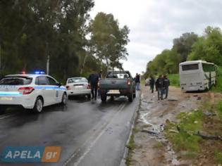 Φωτογραφία για Σοκ στη Σπάρτη με τη σύγκρουση αυτοκινήτου με λεωφορείο... [photos]