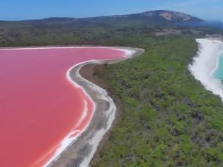 Φωτογραφία για Η λίμνη που είναι ροζ και κανείς δεν ξέρει το γιατί [βίντεο]!!
