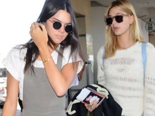 Φωτογραφία για Τι ψώνισαν η Kendall Jenner και η Hailey Baldwin στη Νέα Υόρκη; [photo]