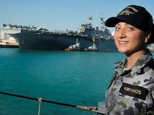 Φωτογραφία για Η ελληνοαστραλέζα που υπηρετεί στο Βασιλικό Ναυτικό της Αυστραλίας