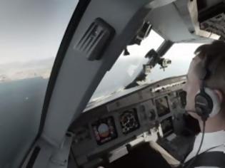 Φωτογραφία για Εικόνες από το κόκπιτ ενός Airbus A320 [video]