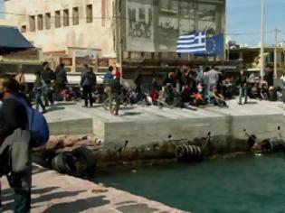 Φωτογραφία για Νέα ένταση για το προσφυγικό στη Χίο