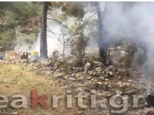Φωτογραφία για Μεγάλη φωτιά στην Ιεράπετρα απειλεί το δάσος - Αρνήθηκαν την συνδρομή ελικοπτέρου [phptos]