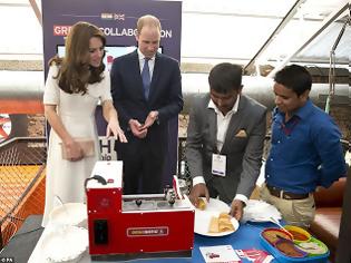 Φωτογραφία για Η Kate Middleton αρνήθηκε να φάει Ινδικό pancake... [photos]